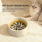 2-in-1 Dual Mode Cat Slow Feeder Bowl