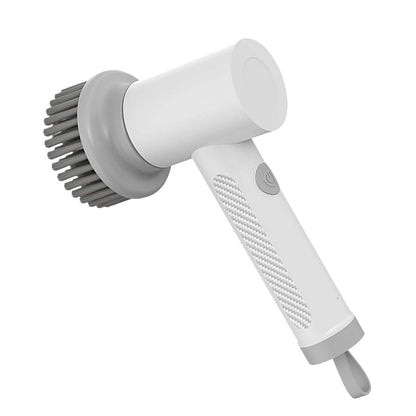 Electric Handheld Spin Scrubber Cordless Cleaning Brush with 2 Rotating Speeds
